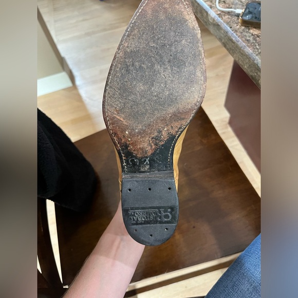 Don Quijote Western Boots in Light Tan - Picture 7 of 13